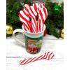 Candy Cane Spoons Peppermint Flavored - Edible Hot Chocolate Coffee