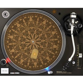 For Technics, For American DJ, For Denon, For Pioneer, For Realistic The Gambler CORK Slipmat Turntable 12" for DJ Vinyl LP Audiophile