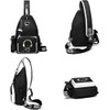 Xinveen Luminous Sling Bag Cross Body Shoulder Backpack Multifunction Chest