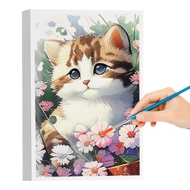 Watercolour Paper 300 g 20 Sheets, 26 x 18.75 cm Watercolour Paper, Watercolour Cards Blank, Medium/Fine Watercolour Paper, Versatile Painting Paper for Watercolour, Oil Painting, Acrylic Picture