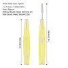 60Pcs Interdental Brush Practical Slim Braces Cleaner with PP Handle