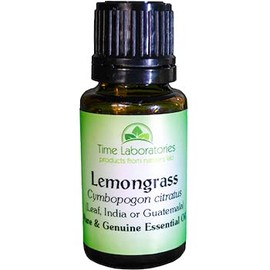 Lemongrass (India or Guatemala) Cymbopogon citratus Essential Oil (1/2oz)