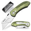 Vickay Folding Utility Knife, Box Cutter with 5 SK5 Quick
