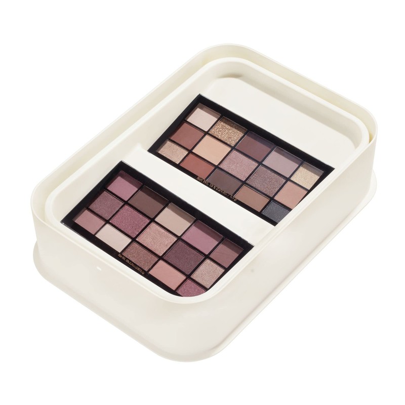 iDesign Recycled Plastic 2-Compartment Organizer, Palette Insert