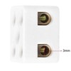 BOXONLY 2 Way High Temp Wire Connectors,Ceramic Connector for Wiring,21.5x19.5x14.2mm,10pcs