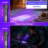 COSOOS UV Flashlight 365m Black Light, Ultraviolet Flashlight with USB