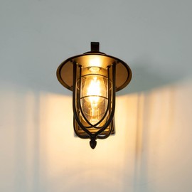 Motion Sensor Outdoor Wall Lights, Dusk to Dawn Exterior Light Fixture，Aluminum Waterproof Porch Light Outside Wall Lights For House, High Exterior Wall Lantern for Patio Garage Entryway,Black