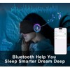 ZHENYEMEI Bluetooth Sleep Mask with Smart Timing, 100% Blackout 3D
