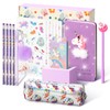 Cooyou Unicorn Stationery, purple, 6Pcs Purple