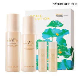 Nature Republic (현대Hmall)네이처리퍼블릭 스네일 솔루션 2종 기획세트 (안티에이징) (Nature Republic) Snail Solution 2-Product Set (Anti-Aging)