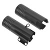HIYOYO Motorcycle Front Lower Fork Tube Covers Set Fit for