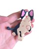 Cute Cow Cat Hair Clips,Novelty Acetate Hair Clip,Small Kitten Claw