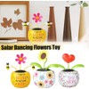 Kryoflare Solar Powered Dancing Sunflower, Car Dashboard Decorative Ornament, Office