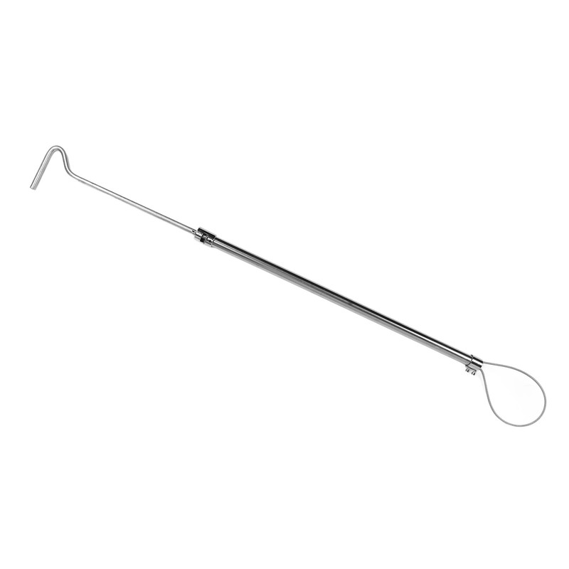 Pig Catcher Holder Stainless Steel Long Handle with Hook Animal