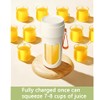 Portable Personal Electric USB Juicer，450ML Mini Blender Portable Blender For