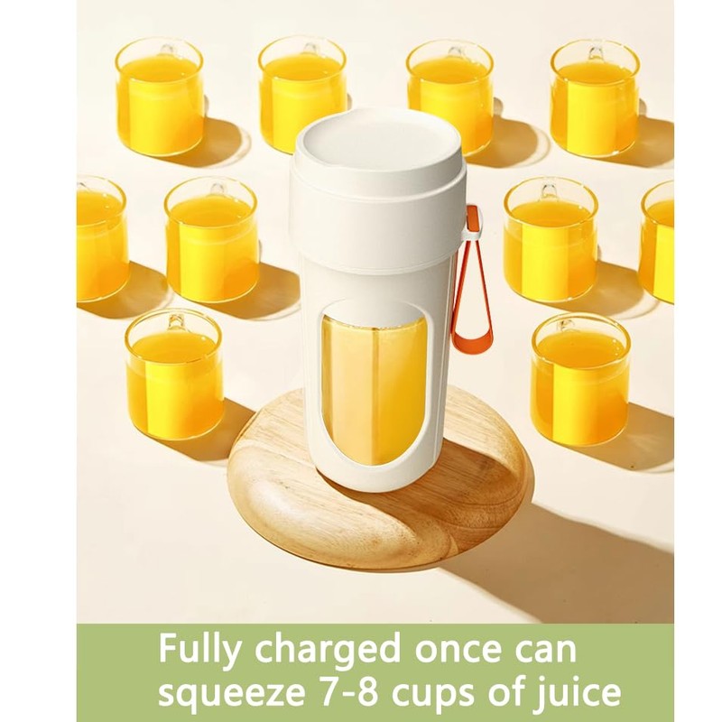 Portable Personal Electric USB Juicer，450ML Mini Blender Portable Blender For