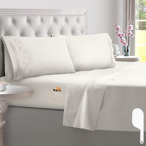 Dreamy Dreams Queen Sheet Set - Soft Microfiber 4 Piece