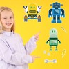 24 Sheets Make Your Own Robot Stickers Make A Face