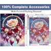 ijbnhd Rose Dream Catcher Diamond Painting Art Kit for Adults