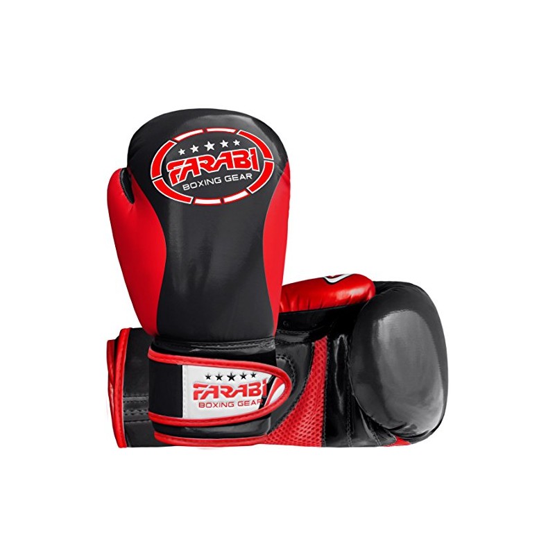 Farabi Kids Boxing Gloves Shiny Champ Training Gloves 2oz 4oz