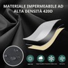 Copertura per armadio da giardino, resistente alle intemperie, 72x44x170 cm,