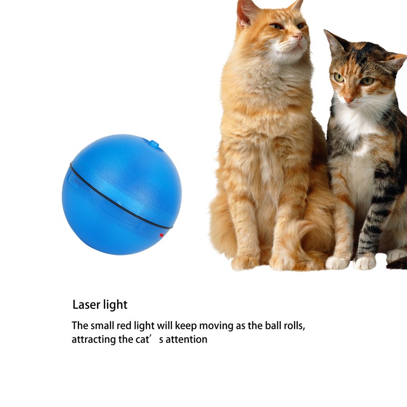 Cat 360 Degree Self Rotating Ball Toy Automatic Rolling Interactive