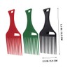 Gatuida 3pcs Plastic Hair Comb for Curly Thick Hair Afro
