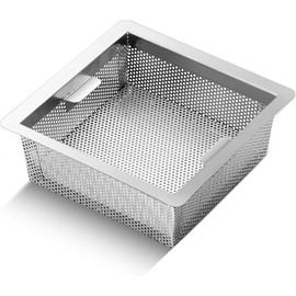 Tuanse 2 Pcs 8.5 x 8.5 x 3'' Stainless Steel Floor Drain Strainer