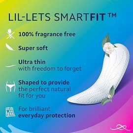 Protectores Diarios Lil-Lets Essential | Discreción y Comodidad para Uso Diario – Pack de 50 Unidades