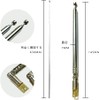 7 Section Telescopic 63cm Rod Antenna Stainless Steel AM FM