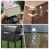 Marinebaby 2PCS Toggle Latch Clamp Stainless Steel Cabinet Hinge Lockable