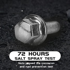 5pcs Wheel Lug Bolts M12x1.25 for 2014-2022 Jeep Cherokee, Upgrade Hex Length 28mm, Replace# 611-005 Compatible with Dodge Dart, Compass, Renegade, Chrysler