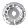90mm 12 Tooth Polishing Disc Silver Wheel Manganese Steel Woodworking