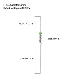 sourcing map 10Pcs Metal Temperature Thermal Fuse RY229 229 °C 444.2 °F 10A 250V Cutoff Thermal Fuse for Motor Transformer Electric Industrial Home Appliance
