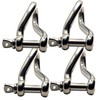 5mm Twisted Shackle A4 316 Marine Grade Stainless – Pack