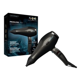 Revamp Progloss Featherlite Ultra X Hair Dryer – Ionic Hair Dryer with 2 Speeds & 4 Heat Settings, Compact & Ultra Lightweight – Includes 2 Smoothing/Styling Attachments & Progloss Super Smooth Oils