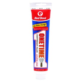 Red Devil 0545 ONETIME Lightweight Spackling, 6 Oz. Squeeze Tube, Pack of 1, White, 6 Fl Oz