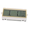jojofuny Multifunctional Display Wall Clock with Lunar Calendar Temperature Elegant