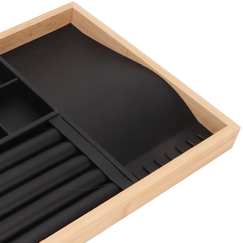 Stackable Jewelry Tray Organizer 3 Purpose Storage Cabinet Drawer Display