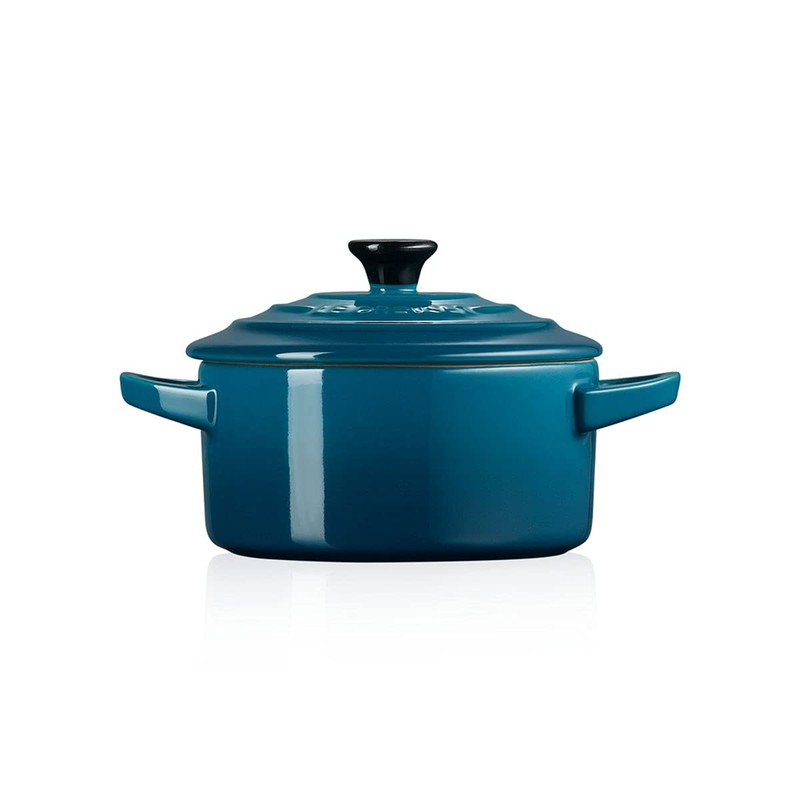 Le Creuset Stoneware Petite Round Casserole, 0.25 L, Deep Teal,