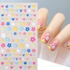 SSKHE Five style nail stickers with different and enchanting patterns