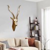 Fashionoda Large Antelope Vintage Wall Sculpture Statue - Wall Mounted