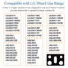 bezoku Stove Cover For 30 Inch LG Gas Range Model
