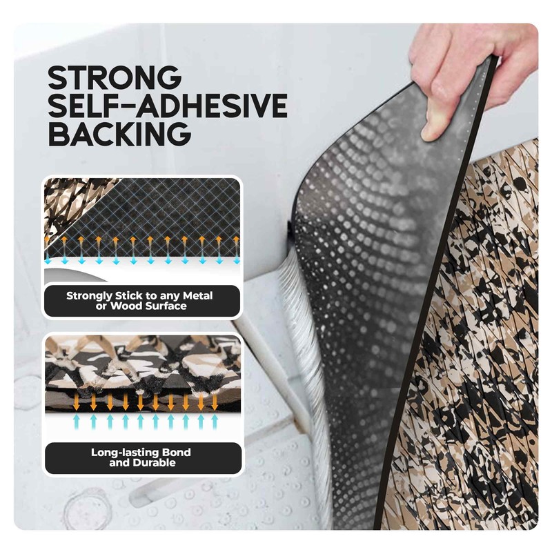 FOCEAN Boat Flooring EVA Foam Boat Decking Camo Marine Flooring