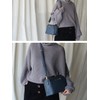 Gratante abb-g0006 Women's Round Zipper Mini Shoulder Bag, moss blue