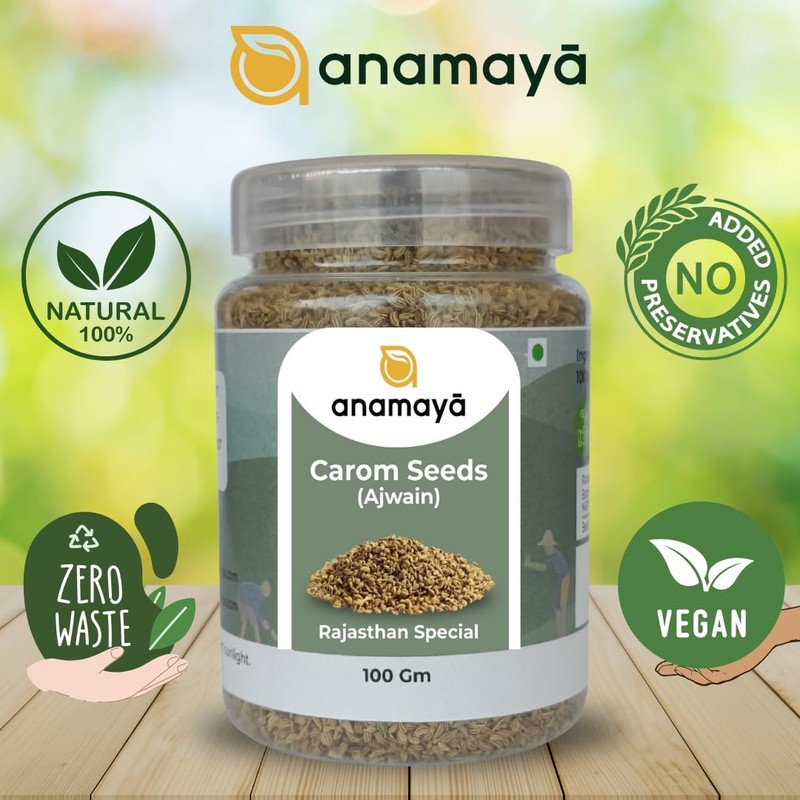 Ajwain Seeds 100g | Carom Seeds | Premium Ajwain Whole