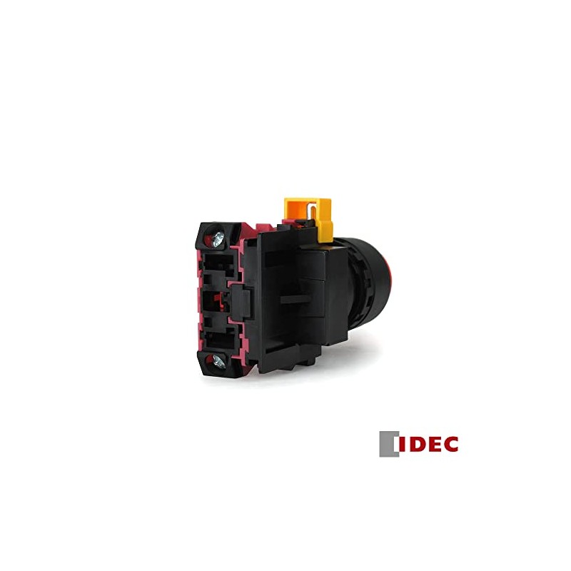 IDEC HW1B-M201R Pushbutton Switch, HW Series, φ0.8 inches (22 mm),