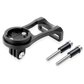 Bicycle Out Front Bike Computer Mount for Garmin, Aluminum Alloy Bike Handlebar Mount Compatible with Cateye, Garmin Edge (25 500 510 520 800 810 820 1000 Touring), Bryton Rider (20 21 30 35 40)