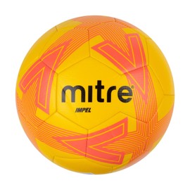 Mitre Impel L30P Football, Highly Durable, Shape Retention, Yellow/Orange, 5