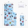 Wake In Cloud - Cot Nap Mat with Pillow and